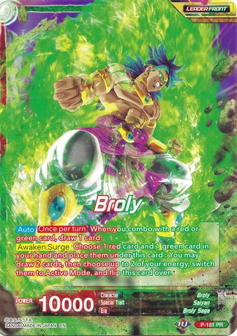 Broly // Broly, Surge of Brutality (Collector's Selection Vol. 1) (P-181) [Promotion Cards]