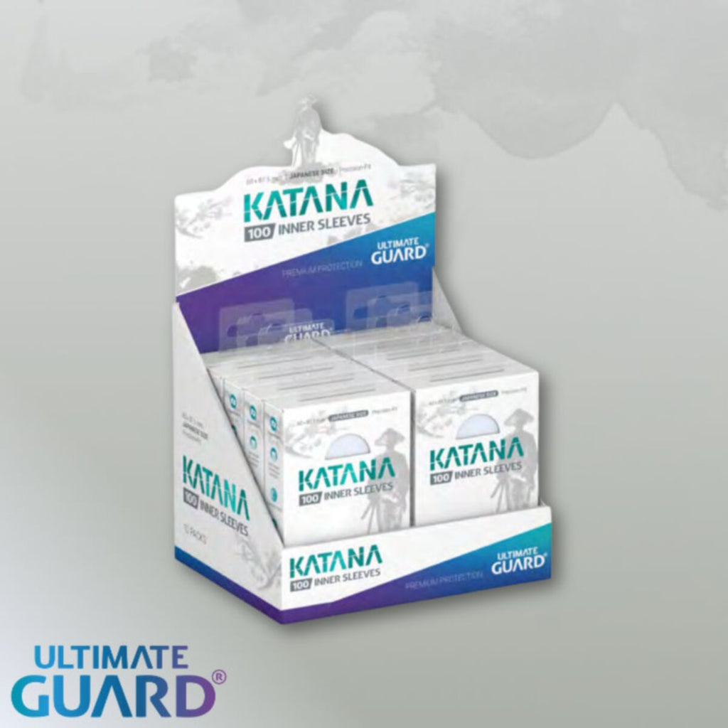 Japanese Size Sleeves – Katana Precise-Fit Inner Sleeves – Transparent