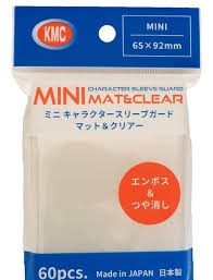 KMC: Mini Sleeves – Character Sleeve Guard: Mat & Clear
