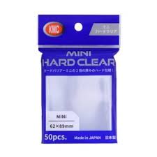 KMC: Mini Sleeves – Hard Clear