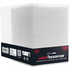 Ultra Pro: Card Preserver in Clear Box 100ct