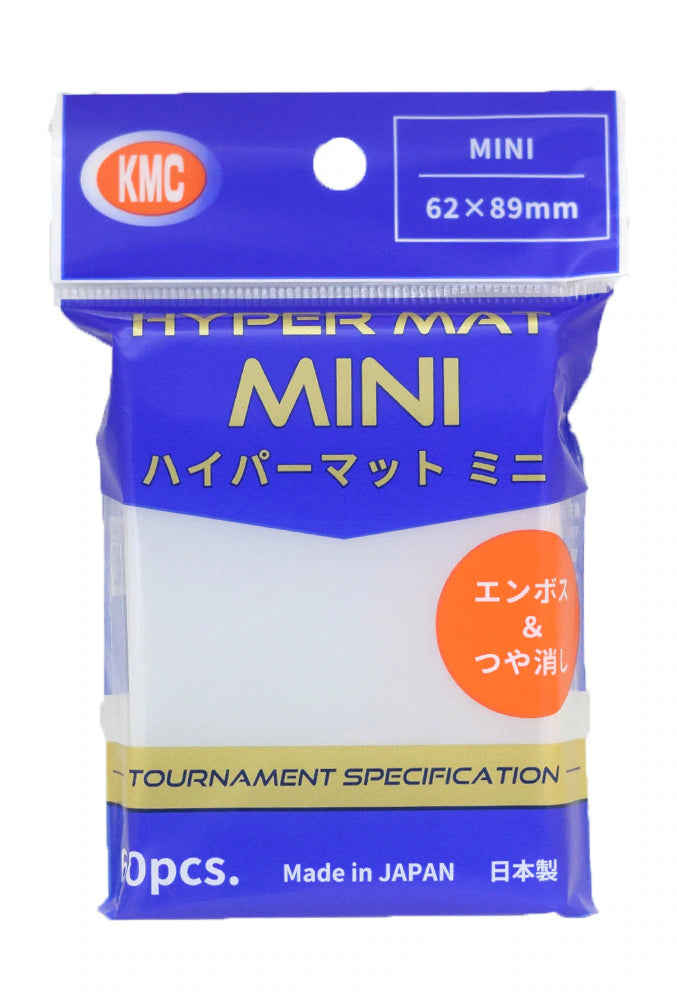 KMC: Mini Sleeves – Hyper MAT: Clear