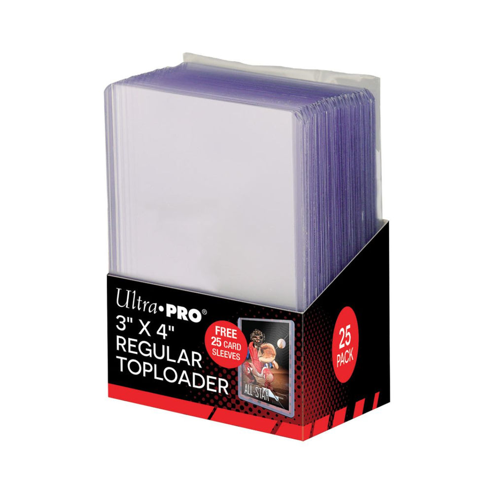 Ultra Pro: 3" X 4" Clear Toploader with Card Sleeves 25ct