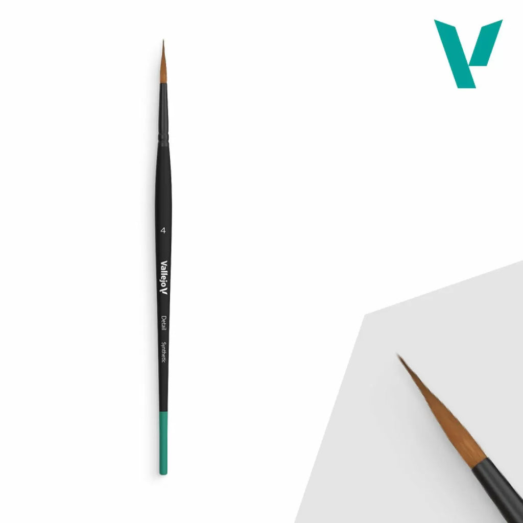Vallejo - Brushes - Detail - Round Synthetic Brush No. 0