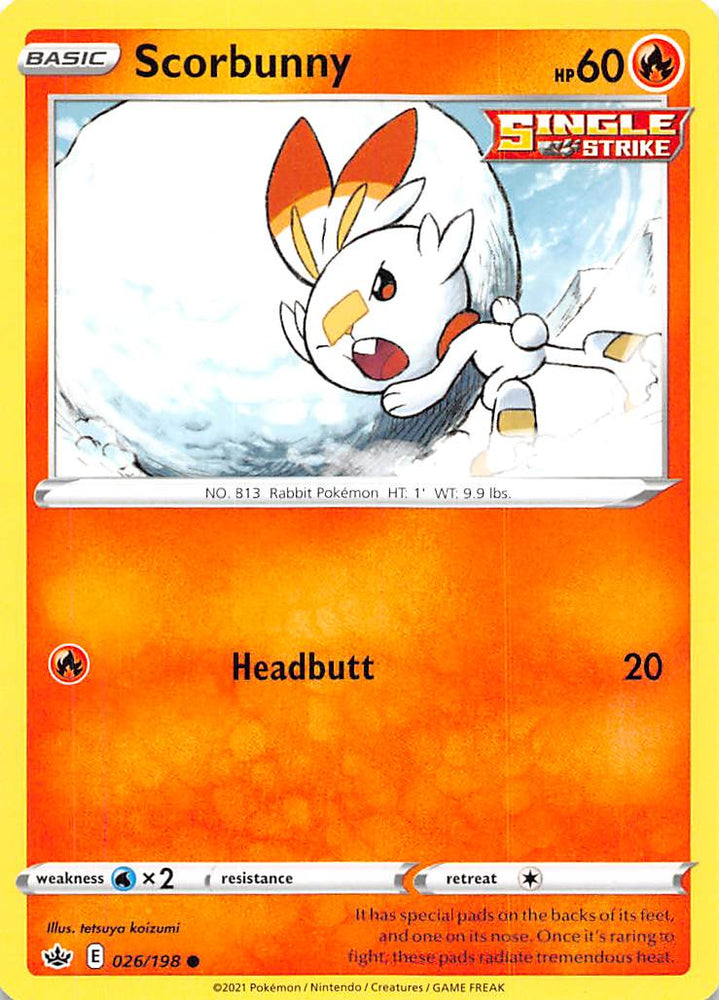 Scorbunny (026/198) [Sword & Shield: Chilling Reign]