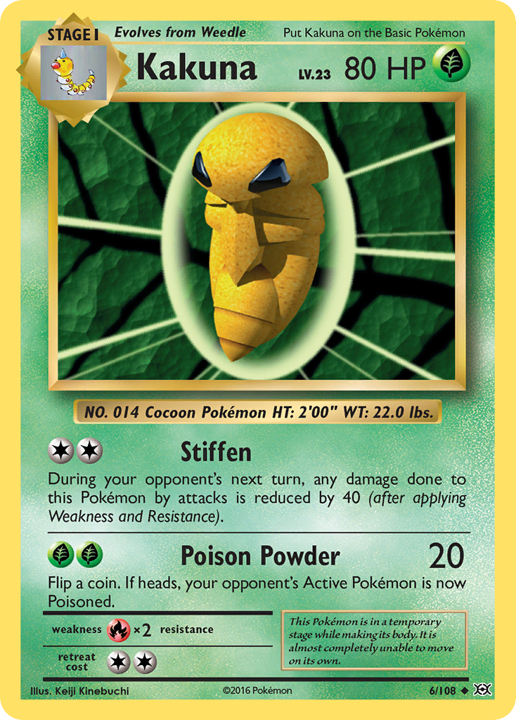 Kakuna (6/108) [XY: Evolutions]