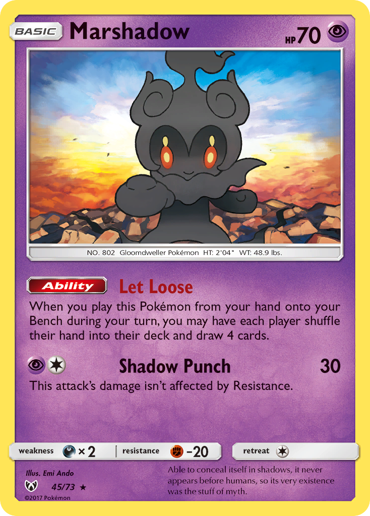 Marshadow (45/73) [Sun & Moon: Shining Legends]