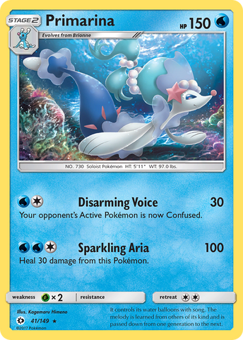 Primarina (41/149) [Sun & Moon: Base Set]