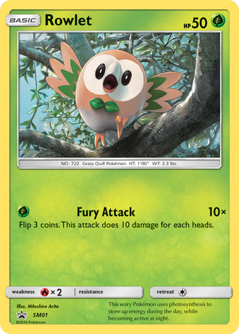 Rowlet (SM01) [Sun & Moon: Black Star Promos]