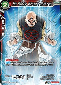 Tien Shinhan, Universe 7 Challenger (BT14-010) [Cross Spirits]