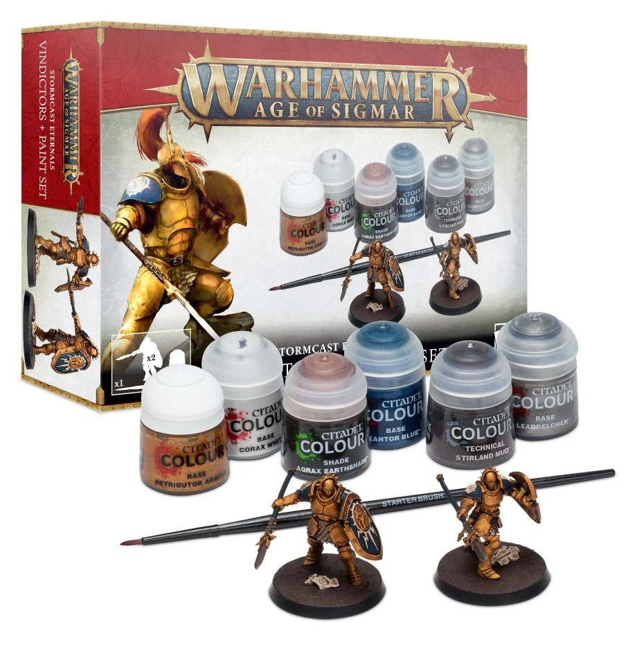 60-10 AOS Stormcast Eternals + Paint Set
