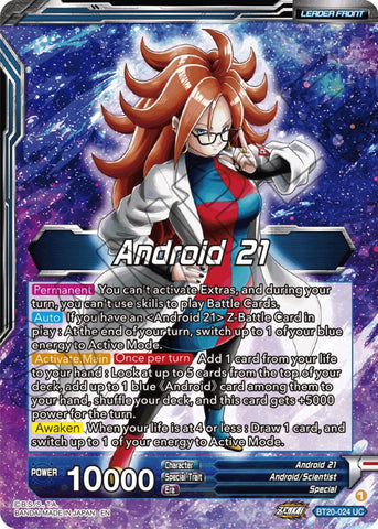 Android 21 // Android 21, the Nature of Evil (BT20-024) [Power Absorbed]