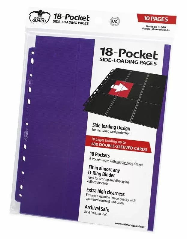 Ultimate Guard 18-Pocket Side-Loading Pages x10