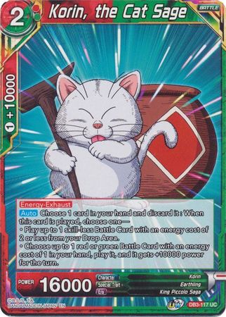 Korin, the Cat Sage (DB3-117) [Giant Force]