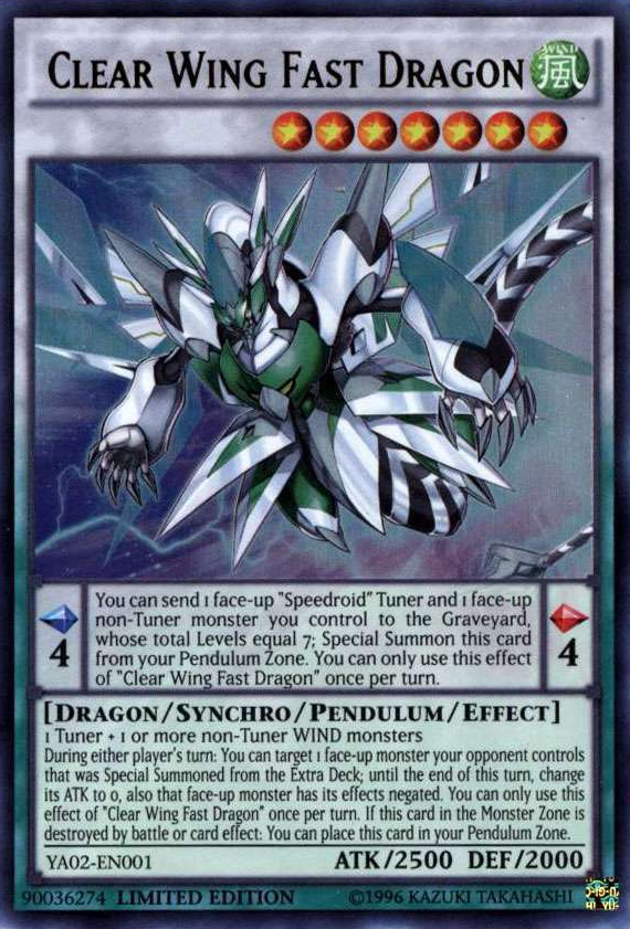 Clear Wing Fast Dragon [YA02-EN001] Ultra Rare