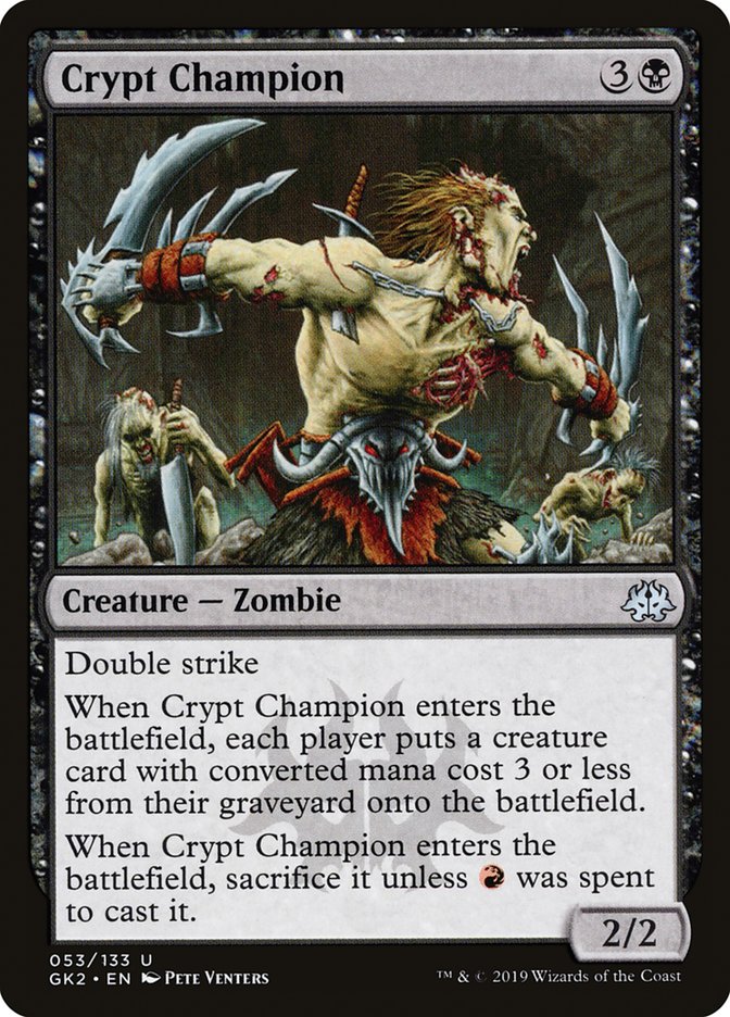 Crypt Champion [Ravnica Allegiance Guild Kit]