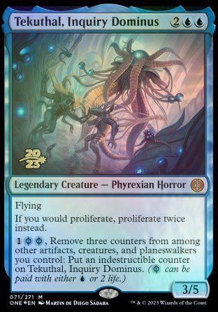 Tekuthal, Inquiry Dominus [Phyrexia: All Will Be One Prerelease Promos]