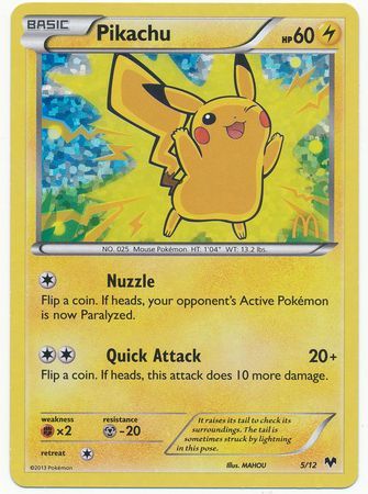how much is the pikachu pokémon card from mcdonald's worth Pikachu (5/12) [McDonald's Promos: 2014 Collection]