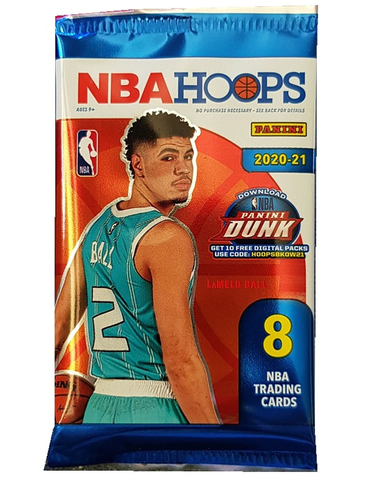 Panini Basketball 2020-21 NBA Hoops Hobby Pack