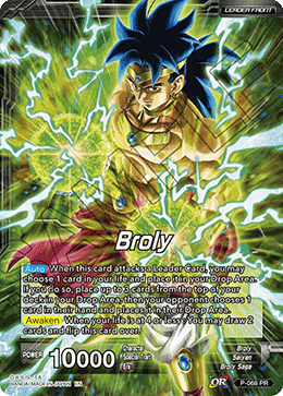 Broly // Broly, Legend's Dawning (Gold Stamped) (P-068) [Mythic Booster]