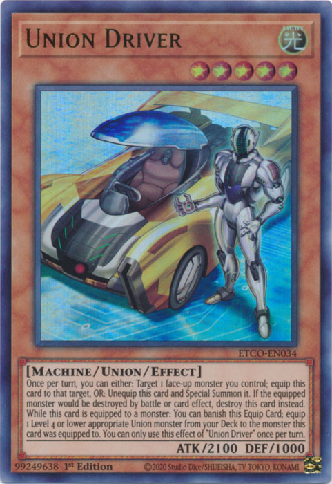 Union Driver [ETCO-EN034] Ultra Rare