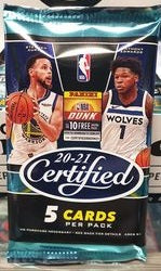 Panini Basketball 2020-21 Certified Hobby Pack