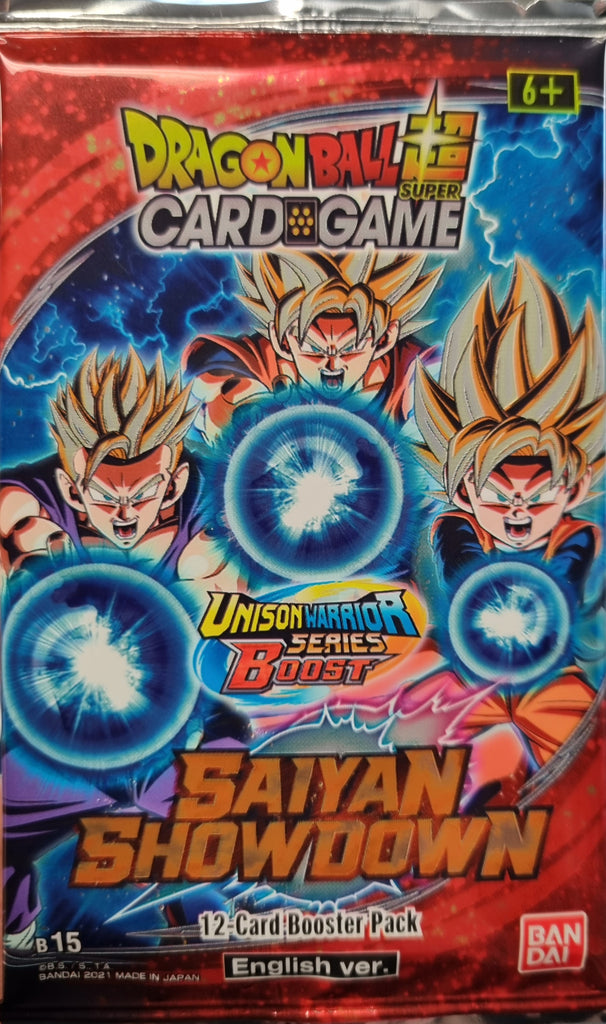 Unison Warrior Series Boost Saiyan Showdown Booster BT15