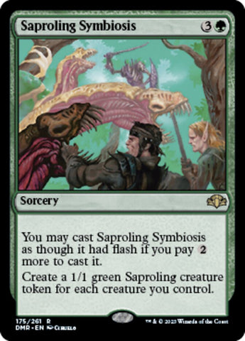 Saproling Symbiosis [Dominaria Remastered]