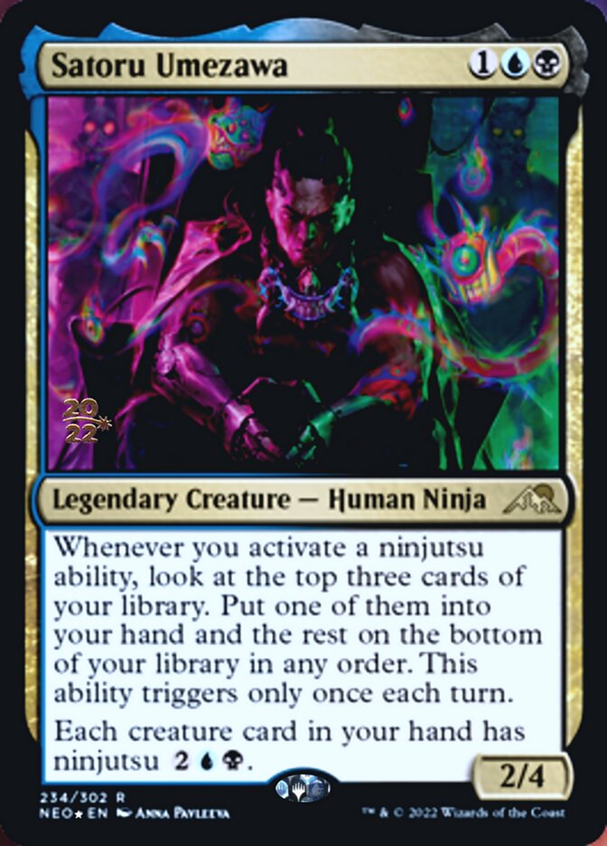 Satoru Umezawa [Kamigawa: Neon Dynasty Prerelease Promos]