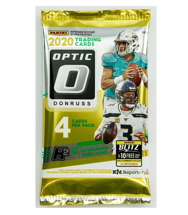 Panini Donruss Optic 2020 Football Hobby Hybrid H2 Pack