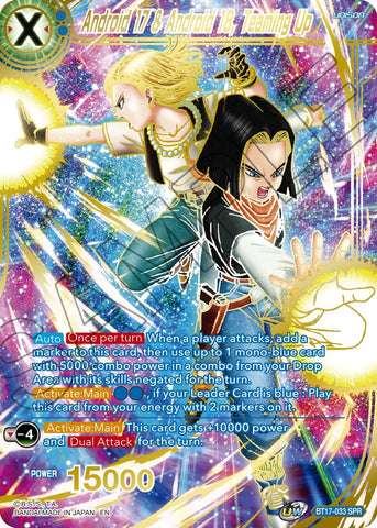 Android 17 & Android 18, Teaming Up (SPR) (BT17-033) [Ultimate Squad]