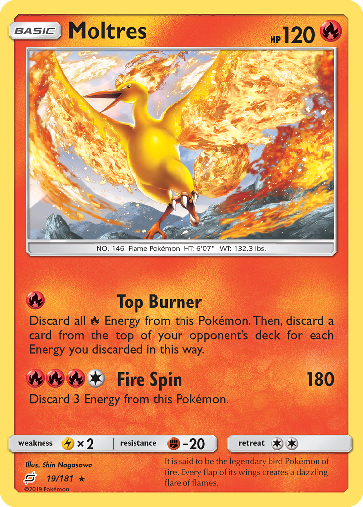 Moltres (19/181) [Sun & Moon: Team Up]