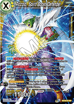 Piccolo, Spirit Boost Defender (EX18-01) [Namekian Boost]