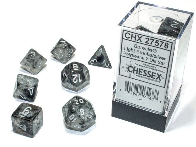 Chessex Dice RPG Seven Die Set - Borealis