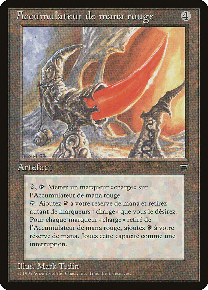 Red Mana Battery (French) - 