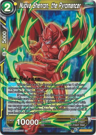 Nuova Shenron, the Pyromancer (BT12-110) [Vicious Rejuvenation Prerelease Promos]