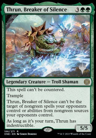 Thrun, Breaker of Silence (Promo Pack) [Phyrexia: All Will Be One Promos]