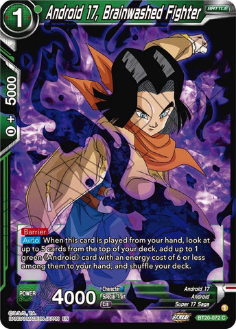Android 17, Brainwashed Fighter (BT20-072) [Power Absorbed]