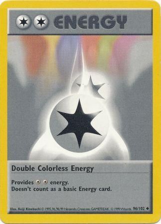 Double Colorless Energy (96/102) [Base Set Shadowless Unlimited]