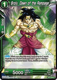 Broly, Dawn of the Rampage (Reprint) (BT1-076) [Battle Evolution Booster]