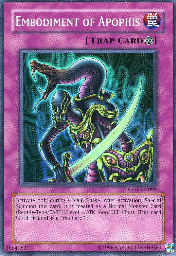 apophis yugioh card YU-GI-OH! - Embodiment of (BP02-EN180) - Battle Pack 2: War of The Giants - 1st Edition you can negate the effects of face Yugioh Card: Embodiment of Apophis