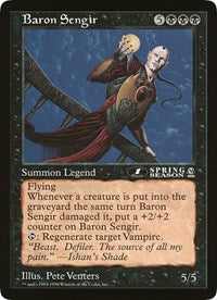 Baron Sengir (Oversized) [Oversize Cards]
