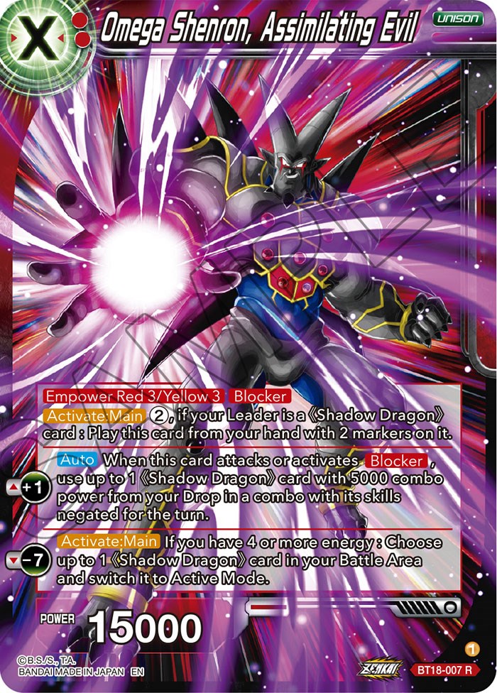 Omega Shenron, Assembling Evil (BT18-007) [Dawn of the Z-Legends]