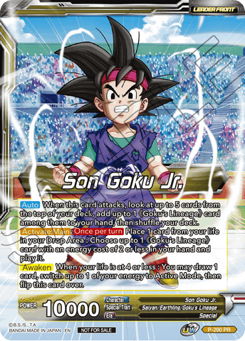 Son Goku Jr. // SS Son Goku Jr., Scion of the Lineage (P-290) [Promotion Cards]