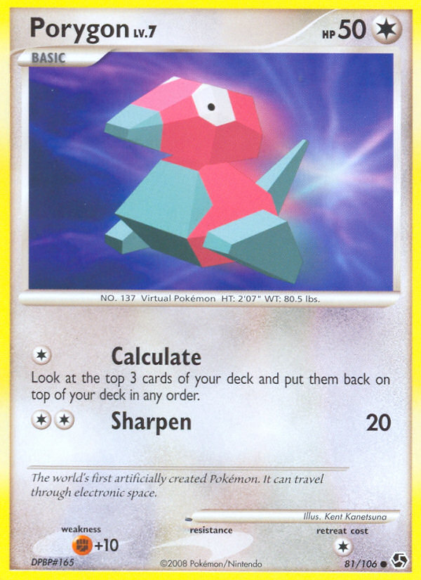 Porygon (81/106) [Diamond & Pearl: Great Encounters]