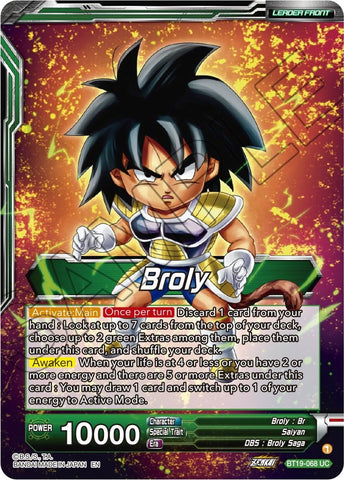 Broly // Broly, the Ultimate Saiyan (BT19-068) [Fighter's Ambition]
