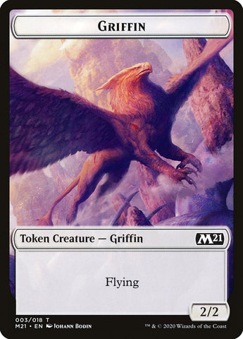 Angel // Griffin Double-Sided Token [Core Set 2021 Tokens]