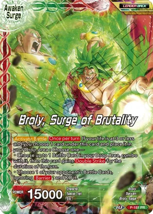 Broly // Broly, Surge of Brutality (P-181) [Mythic Booster]