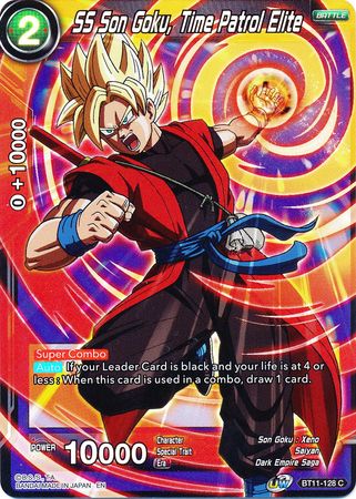 SS Son Goku, Time Patrol Elite (BT11-128) [Vermilion Bloodline 2nd Edition]
