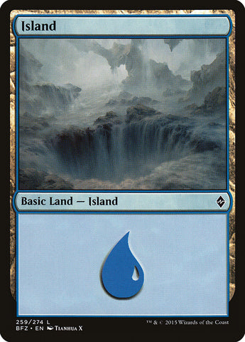 Island (259a) [Battle for Zendikar]